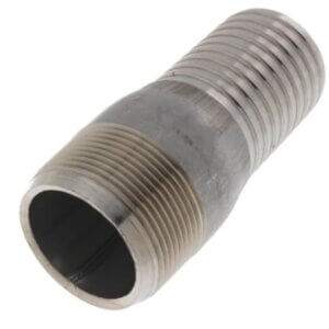 1-1/2" MPT x Insert Stainless Steel Swaged Adapter