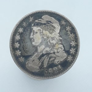 1831 CAPPED BUST HALF B1 OBV