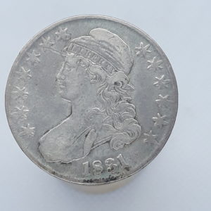 1831 CAPPED BUST HALF B2 OBV