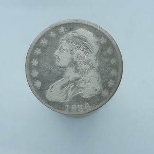1836 CAPPED BUST HALF B9 OBV