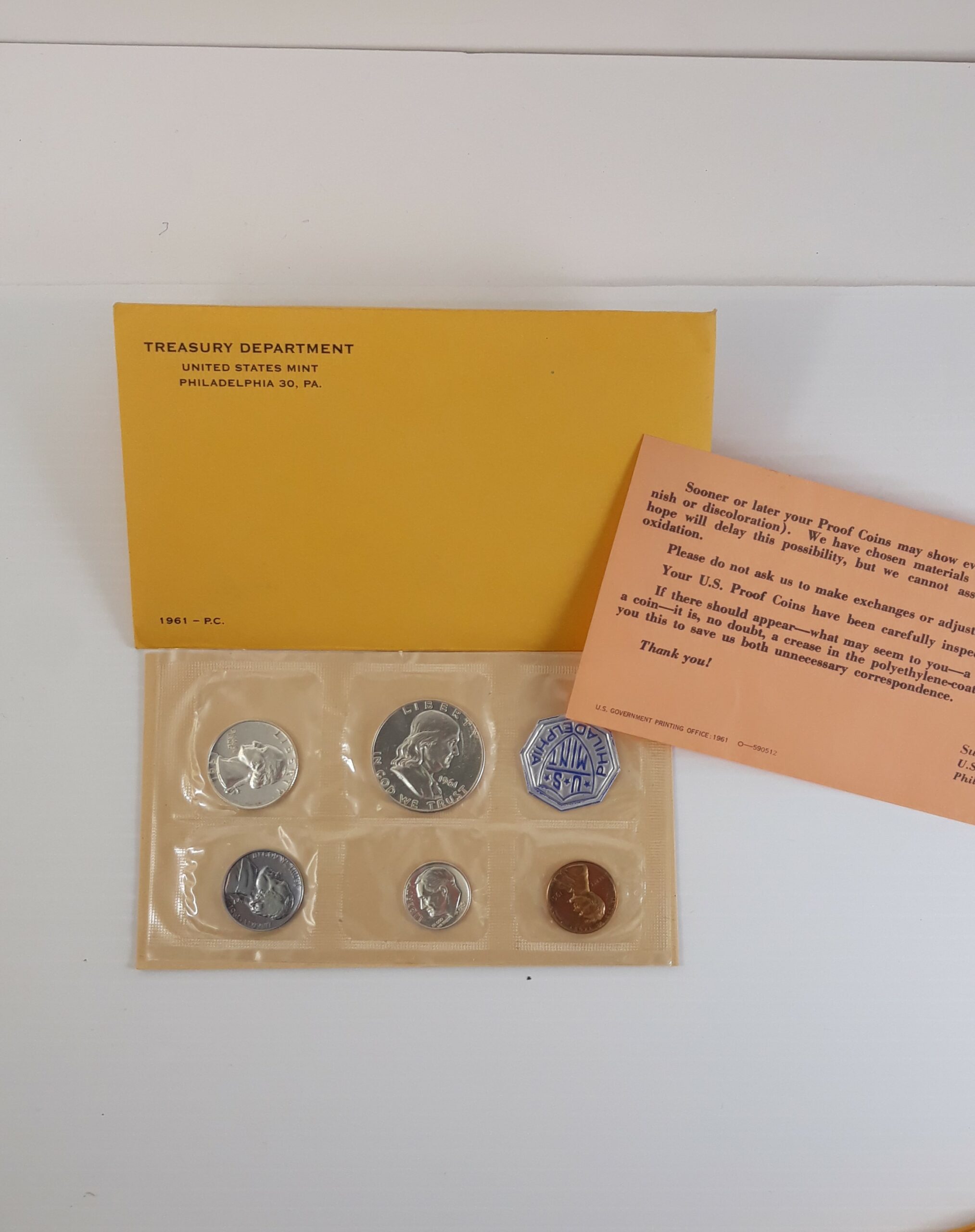 1961 US Mint Proof Set Carolina Prospectors, LLC
