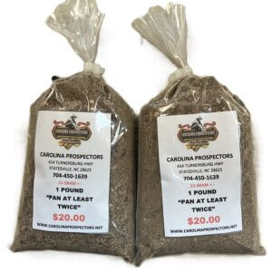 2 PAYDIRT BAGS - APPROX. 2 LBS. (USPS Flat Rate Shipping Approx. $10.60)