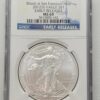 2012-S NGC MS 69 SILVER EAGLE - EARLY RELEASE