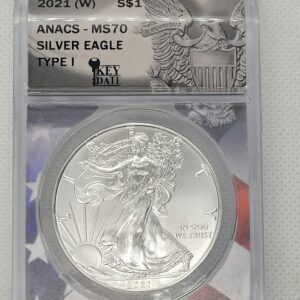 2021-W TYPE-I NGC MS 70 SILVER EAGLE