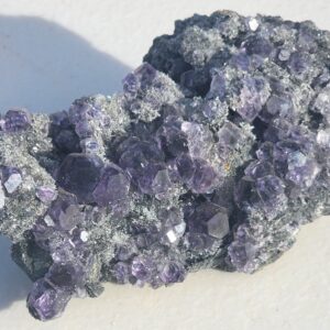 Cubic Grape Fluorite from China