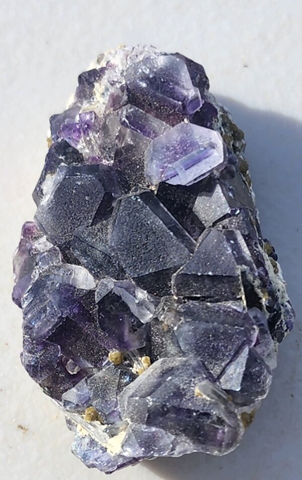 Purple Cubic Fluorite from China small