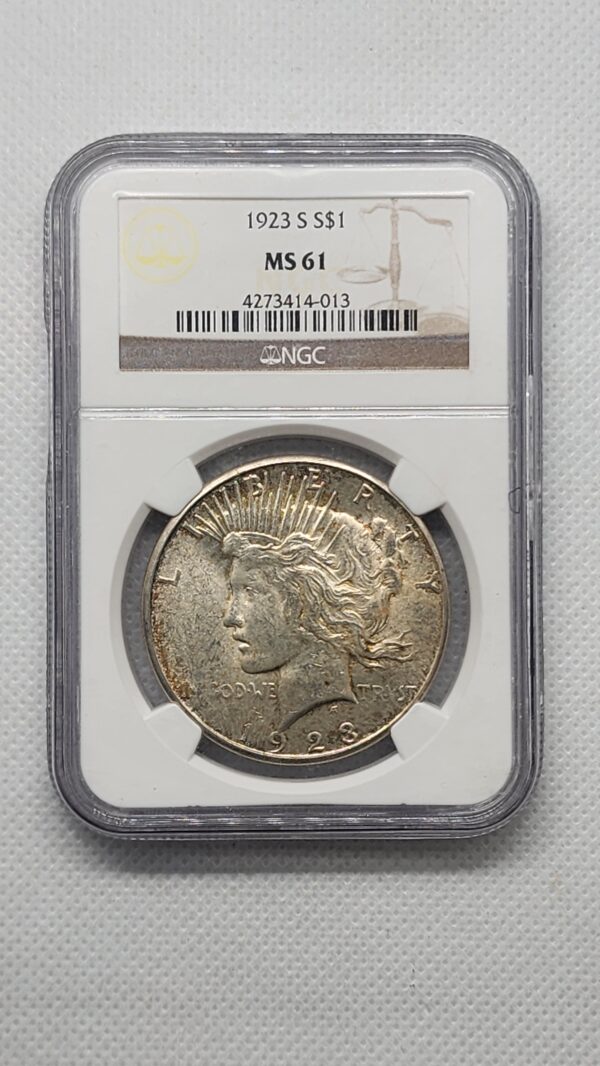 1923 NGC MS 61 Peace Dollar