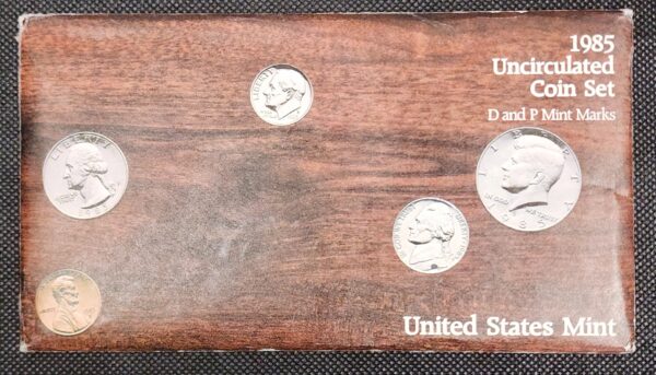 1985 United States Mint Uncirculated Coin Set