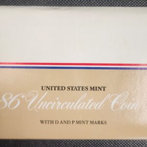 1986 United States Mint Uncirculated Coin Set
