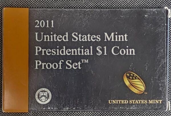 2011 United States Mint Presidential $1 Coin Proof Set