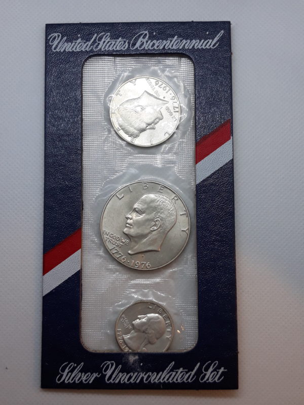 1776-1976 3 PC BICENTENNIAL COIN SET
