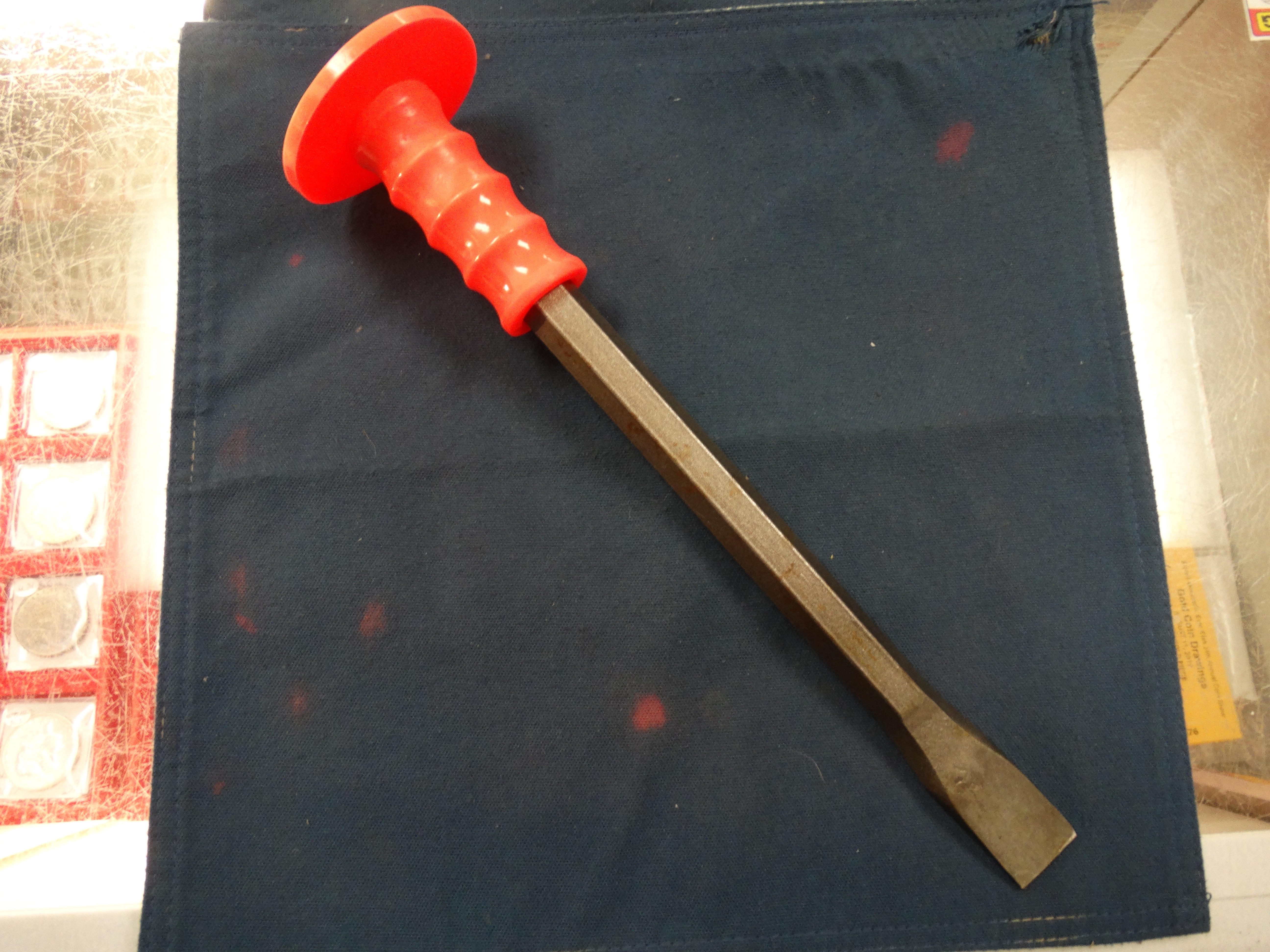 Au_Engineering - 14" Rock Chisel with Grip