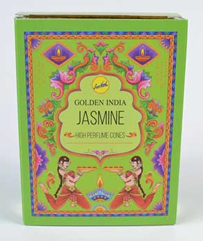 Golden India Jasmine Backflow Cones