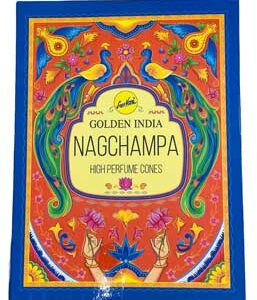 Golden India Nag Champa Backflow Cones