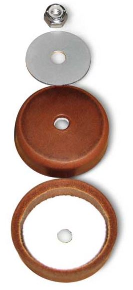 Gold-n-Sand - LEATHER CUPS REPLACEMENT KIT FOR X-STREAM PRO HAND PUMP (2 CUPS)