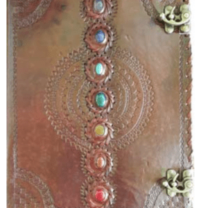 Chakra leather Book 10 x 13