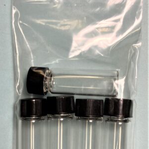 vials pack of 5 glass